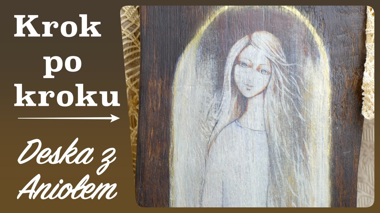 Deska z aniołem - #WoodenHelpChallange