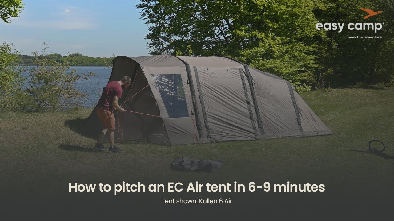 easy camp Kullen 6 Air: How to pitch an EC Air tent in 6-9 minutes