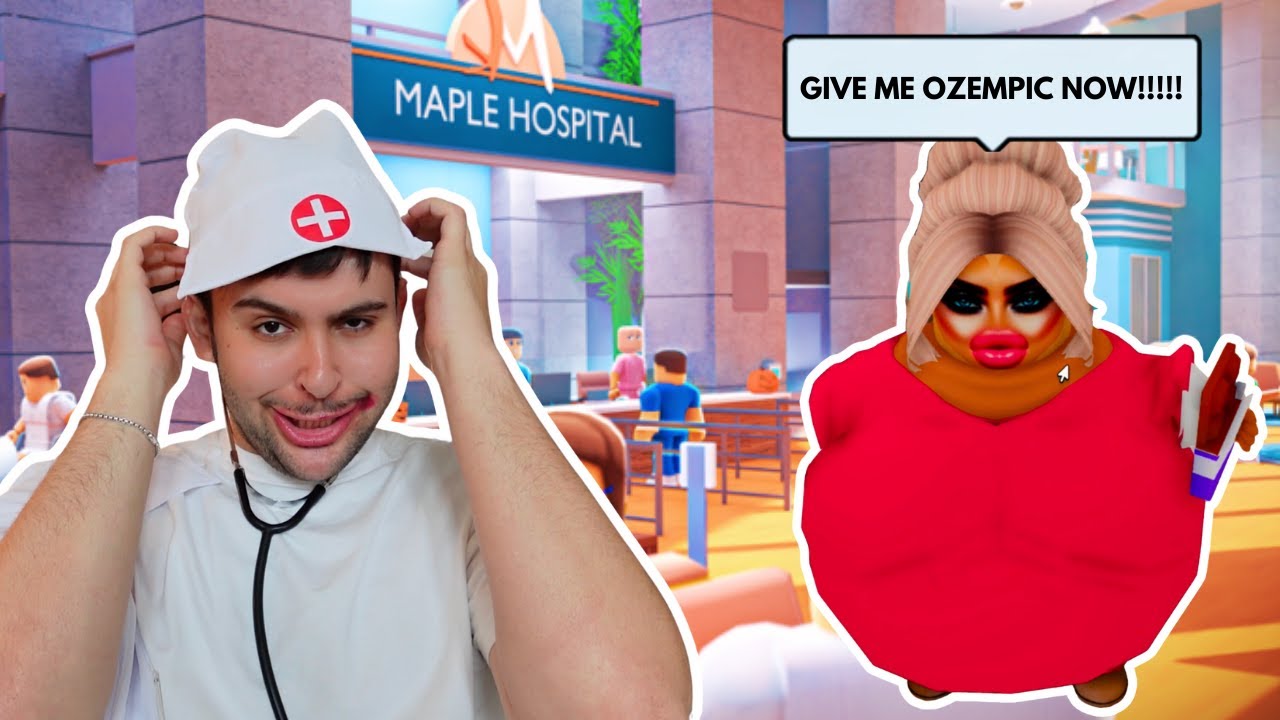 Троллинг в голосовом чате Roblox в роли МЕДСЕСТРЫ