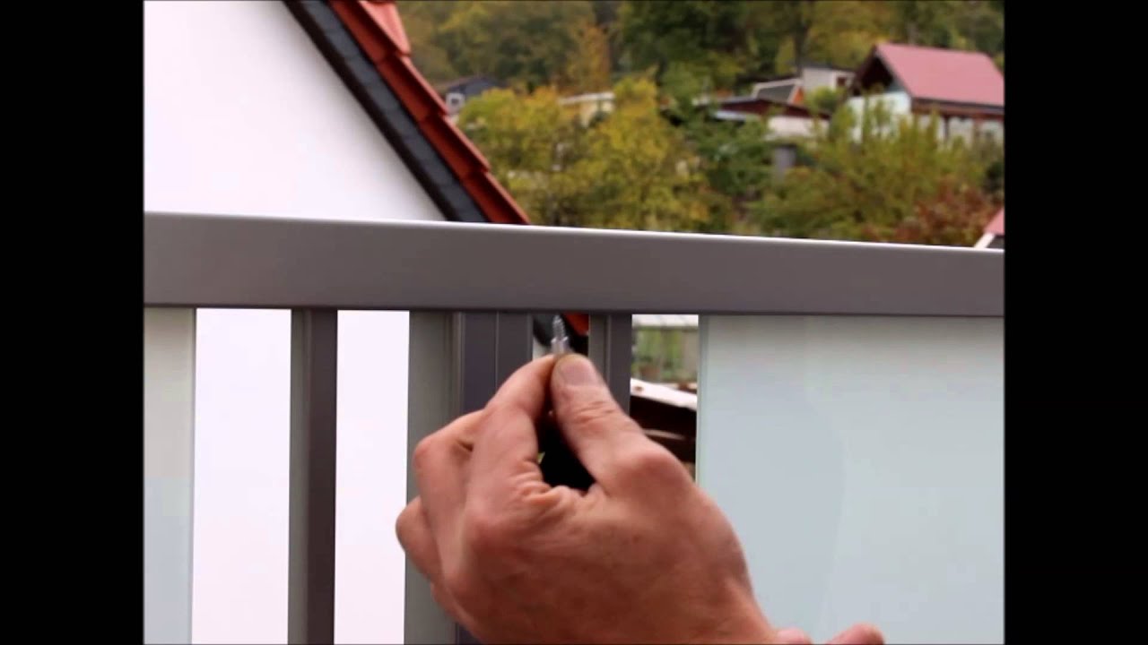 ALUFEKT Easy Click and Screw Handlaufmontage
