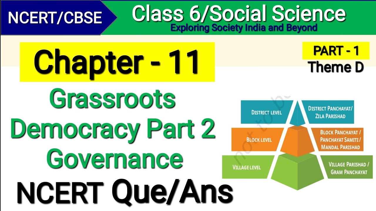 Class 6 Social Science Chapter 11 | Grassroots Democracy Part 2 | Local Government in Rural Areas