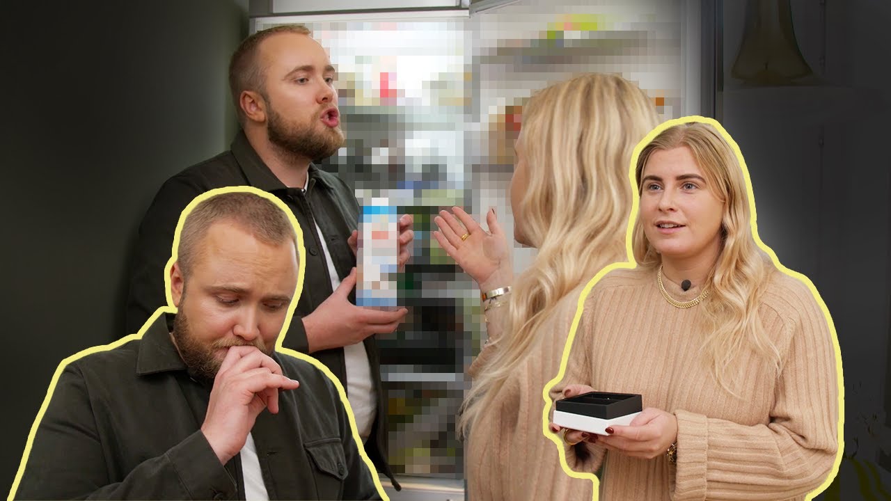 Edvin får en chokladchock hos Michaela Hamilton