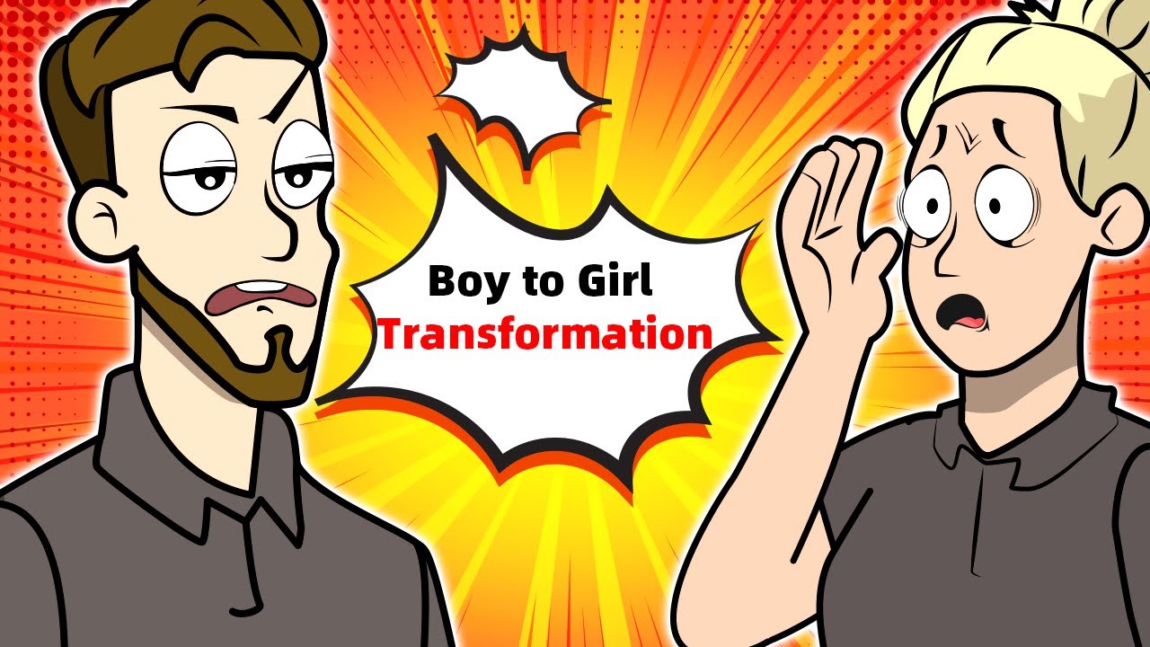 Boy to Girl Transformation Happened On Fitness Trainer. Body Swap | Female Muscle Growth | Tg Tf