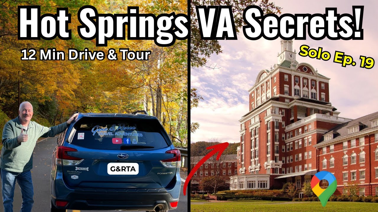 Hot Springs VA Hidden Gem: Sam Snead Drive, Small Town & Homestead Resort Tour | VA Vlog