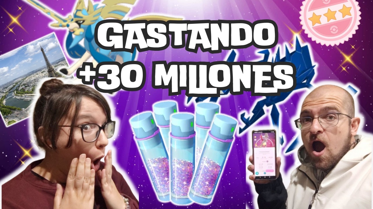 GASTO 30 MILLONES DE POLVO ESTELAR SUBIENDO LOCURAS EN POKÉMON GO! TAMICHI GO