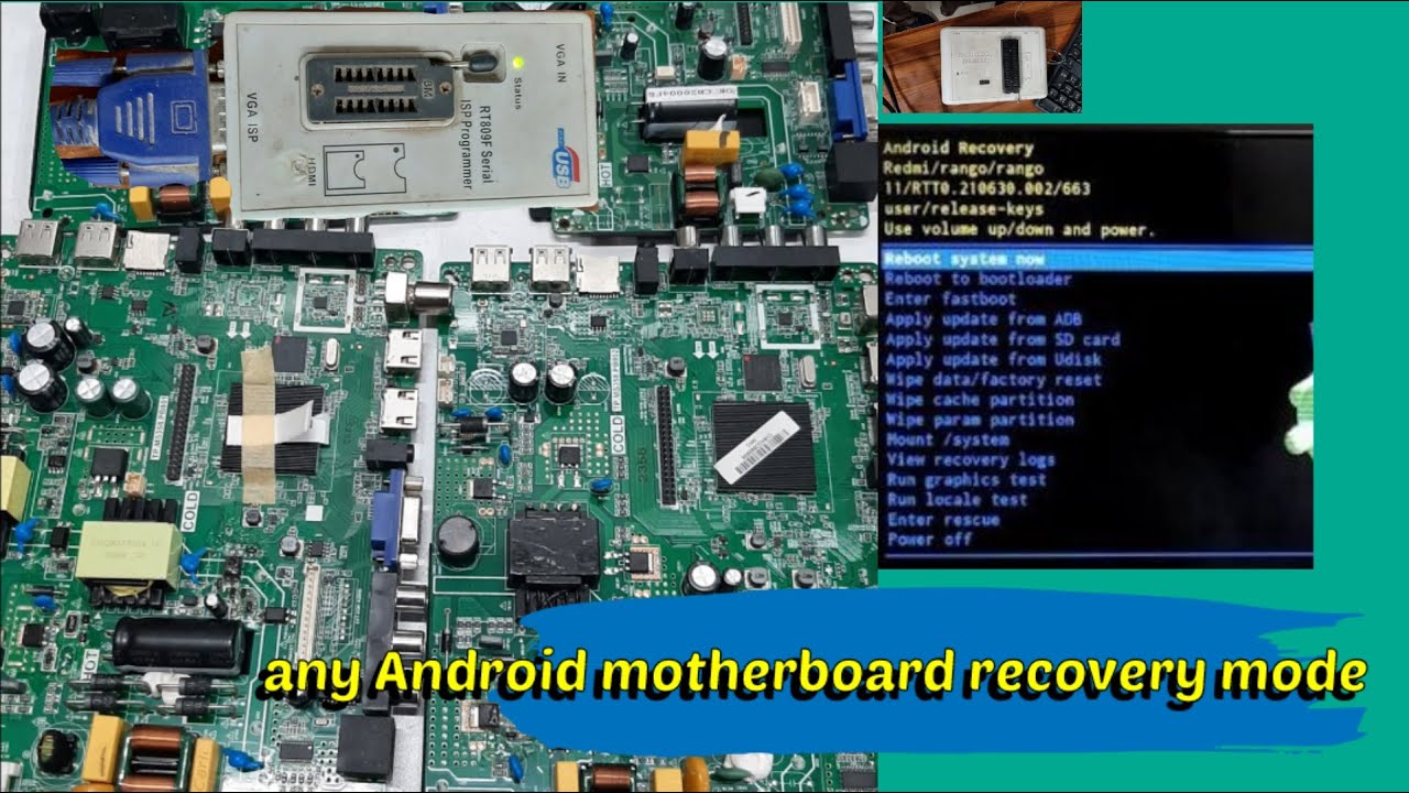 led tv smart android tv RECOVERY THROUGH RT809F PROGRAMMER
