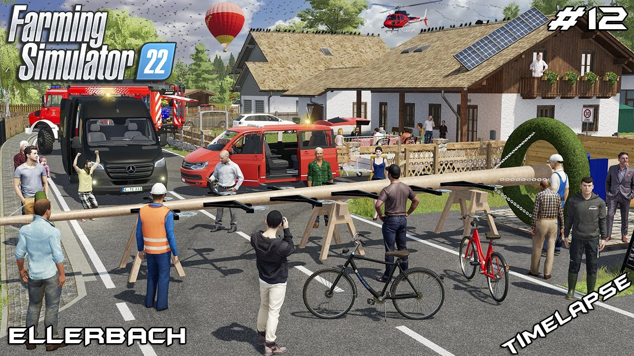 Настройка MayTree с целым ГОРОДОМ и @kedex | Ellerbach | Farming Simulator 22 | Эпизод 12