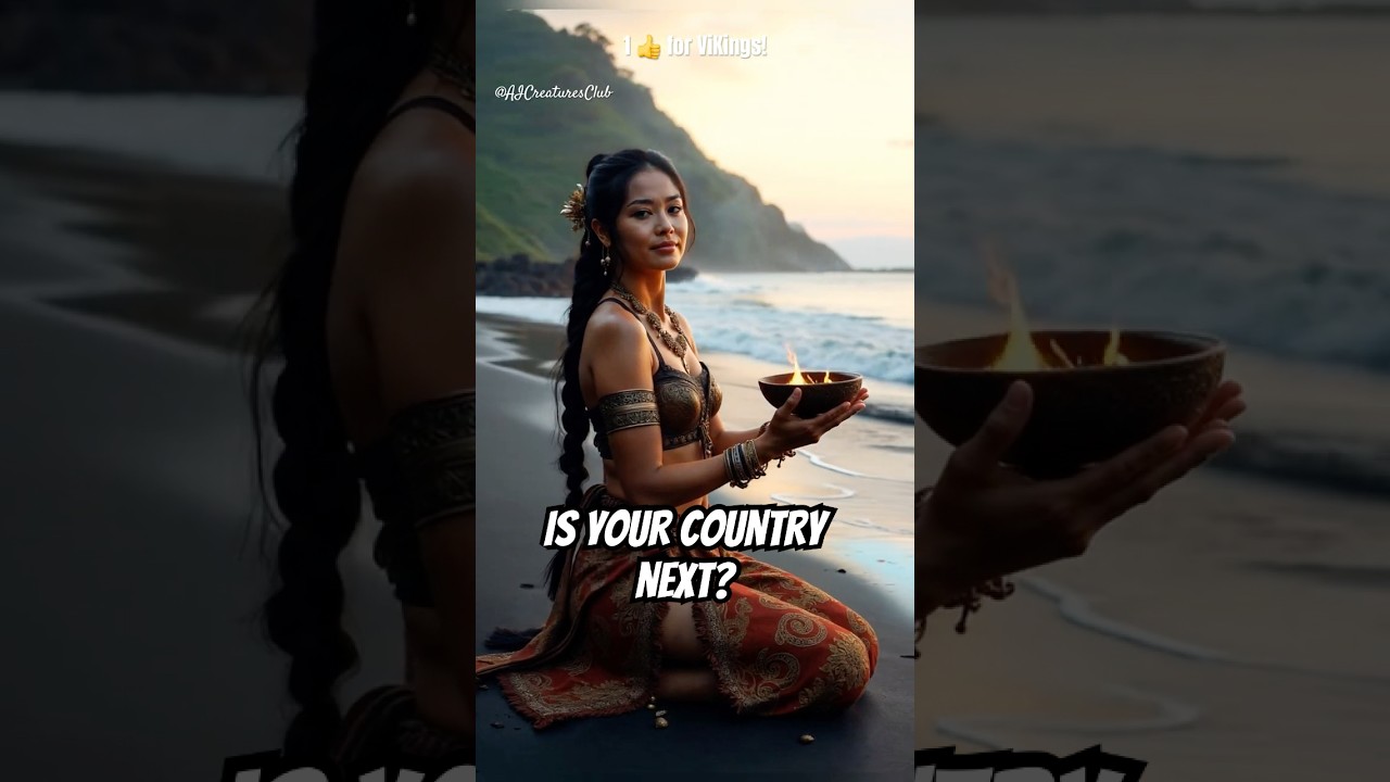 COUNTRIES as VIKINGS Women! ⚔️| AI Art showcase #country #vikings #women #ai  #aiart #shorts