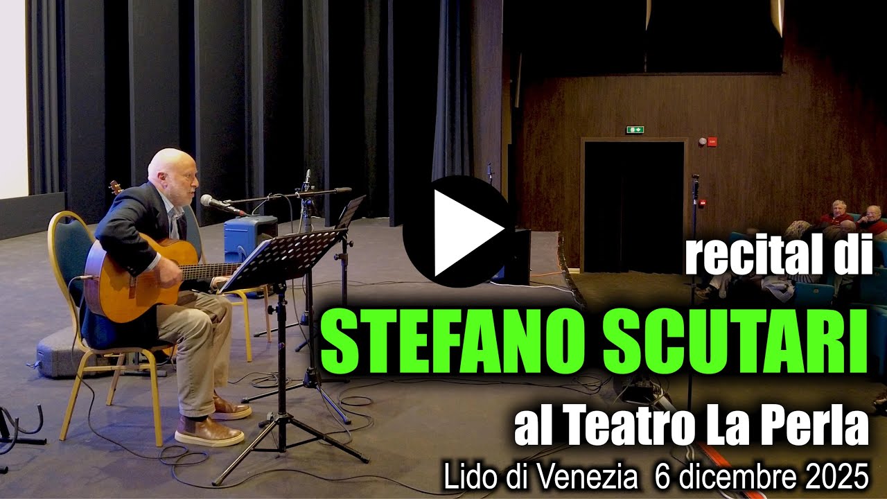 Concerto di Stefano  Scutari al teatro La Perla 6 dicembre 2025