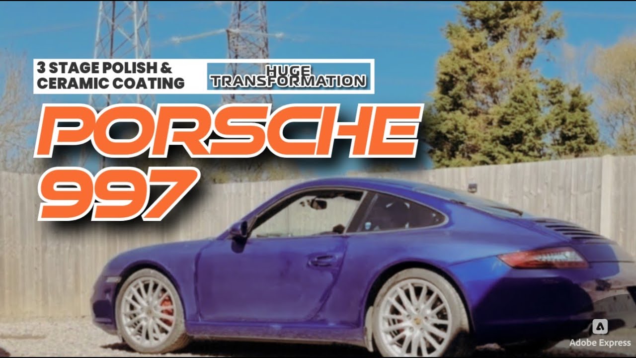 INSANE Porsche 997 Full Detail: 3-Stage Polish & Ceramic Coating