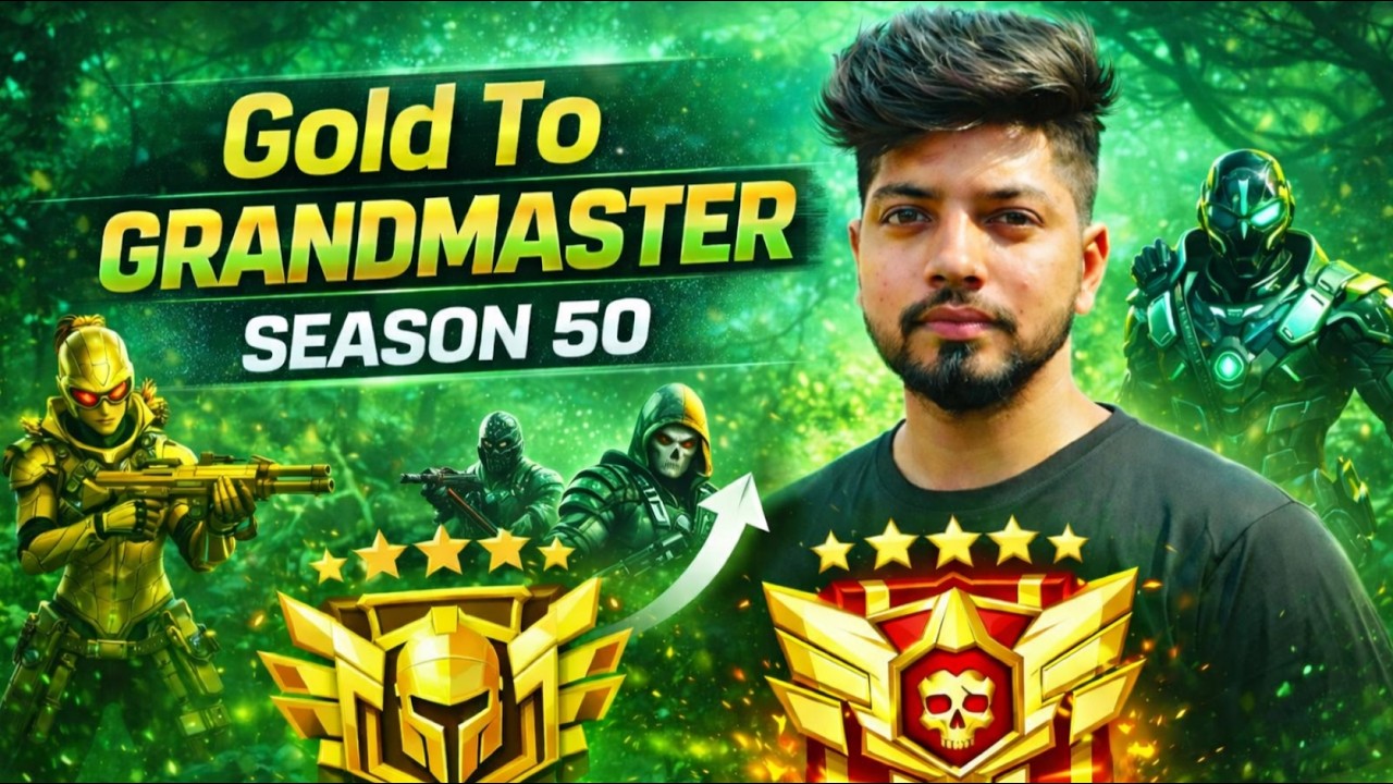 FREE FIRE LIVE 🔥 Season 50 Gold To Grandmaster Rankpush ROMEO GAMER 😎 #freefire #romeogamer #shorts
