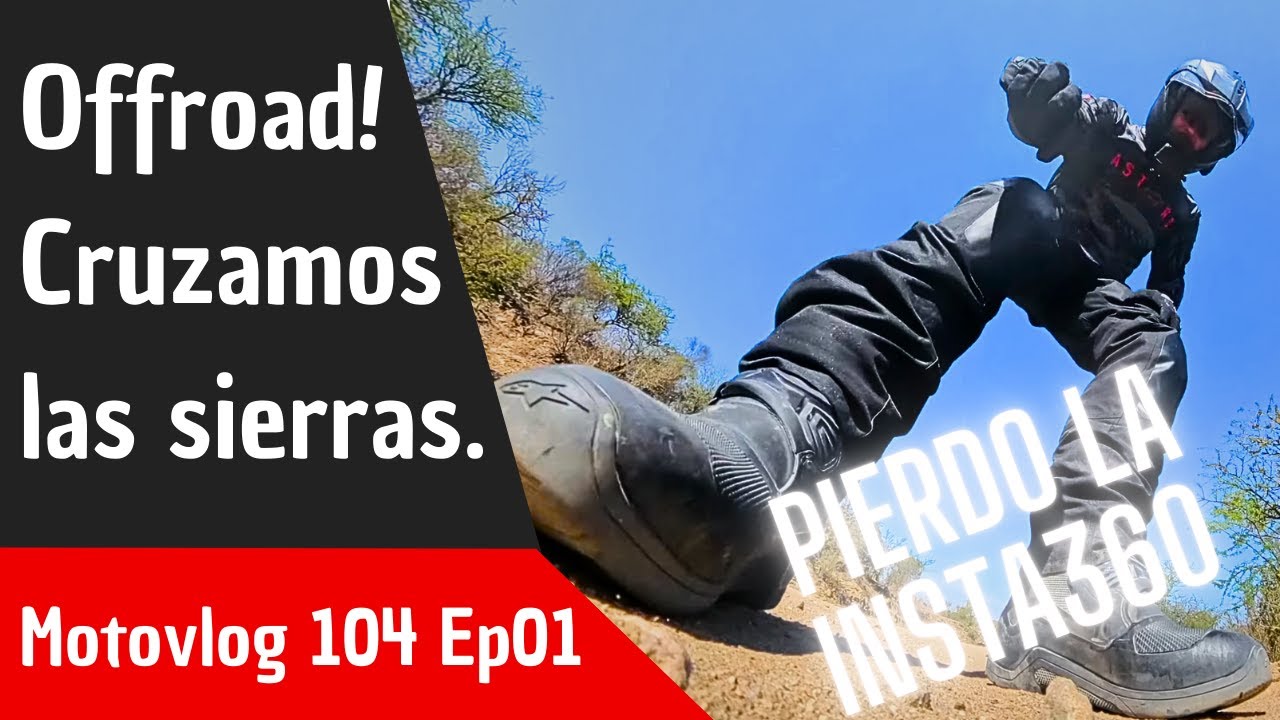 Cruzamos las sierras. Pierdo mi insta360  y pincho un neumático en el medio de la nada.
