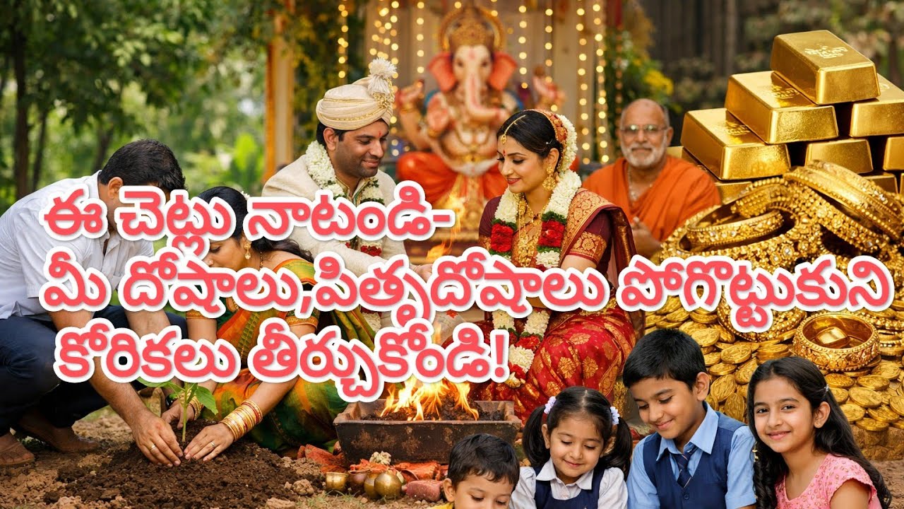 ​శాస్త్రం చెప్పిన ఈచెట్లు నాటండి- జాతక,పితృదోషాలు పోయి కోరికలు నెరవేరుతాయి! | Plant Trees - Success 