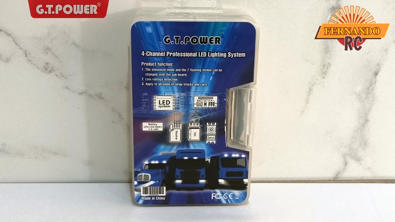 G.T Power 4 canais - 4 channel profissional gt power