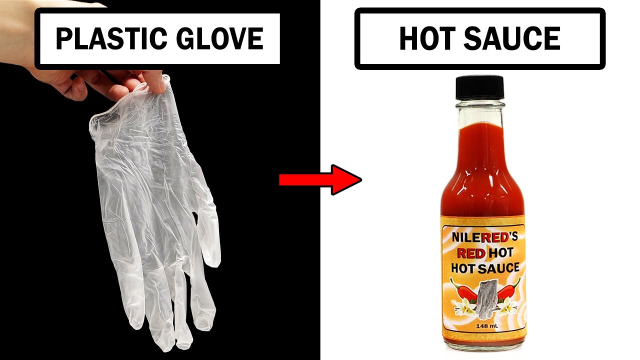 Turning plastic gloves into hot sauce