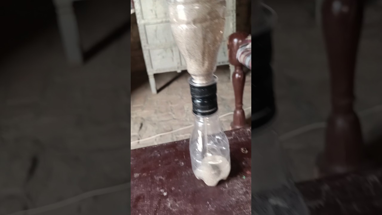 #sandclock #life hack with bottles #hourglass