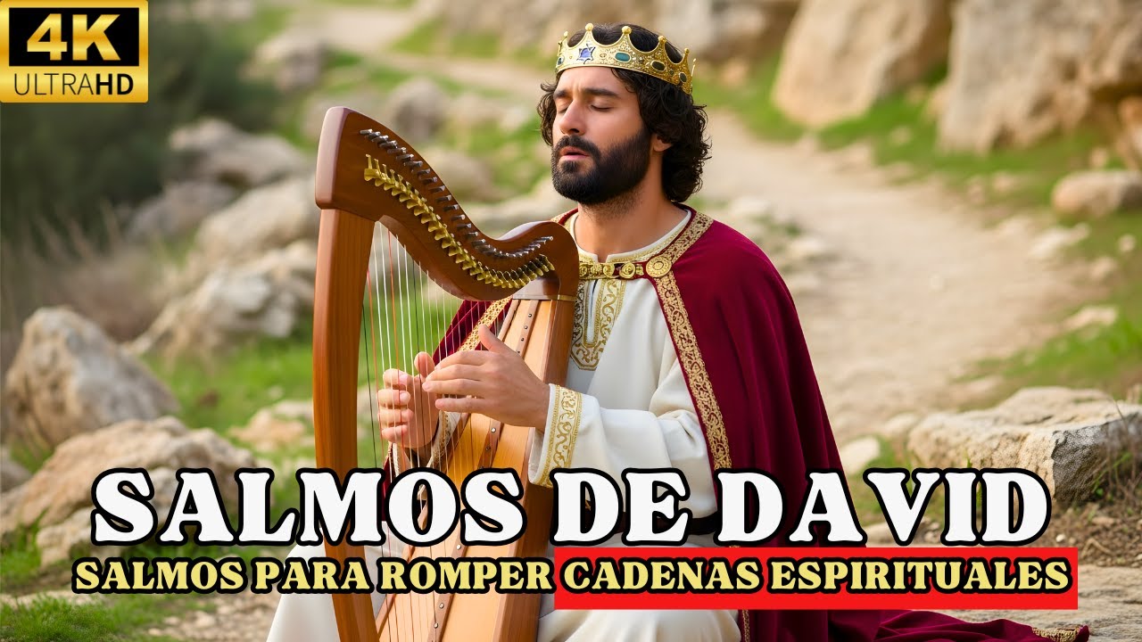 SALMOS PARA ROMPER CADENAS ESPIRITUALES| Salmos que David Cantaba Con Poder #músicahebrea
