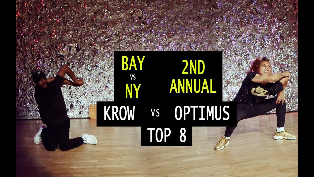 Krow (CA) vs Optimus (NY) | TURFinc | BAY VS NY | 2nd Annual | Top 8 Dance Battle Tournament