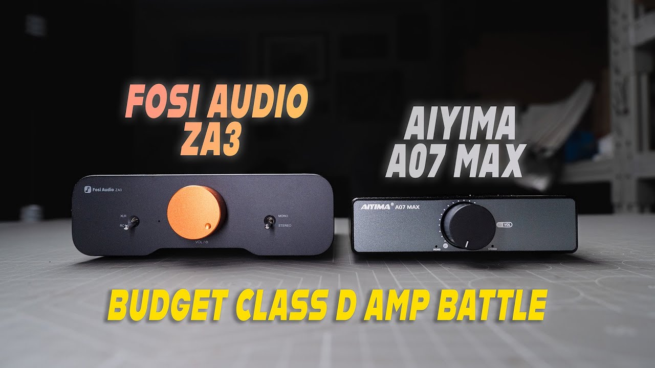 Aiyima A07 Max против Fosi ZA3 // 3 ключевых отличия + демонстрация звука