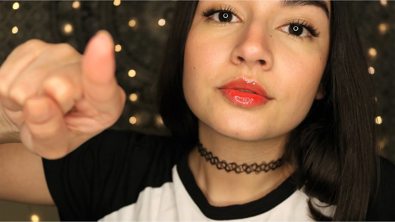 ASMR Tongue Clicking and Finger Tracing