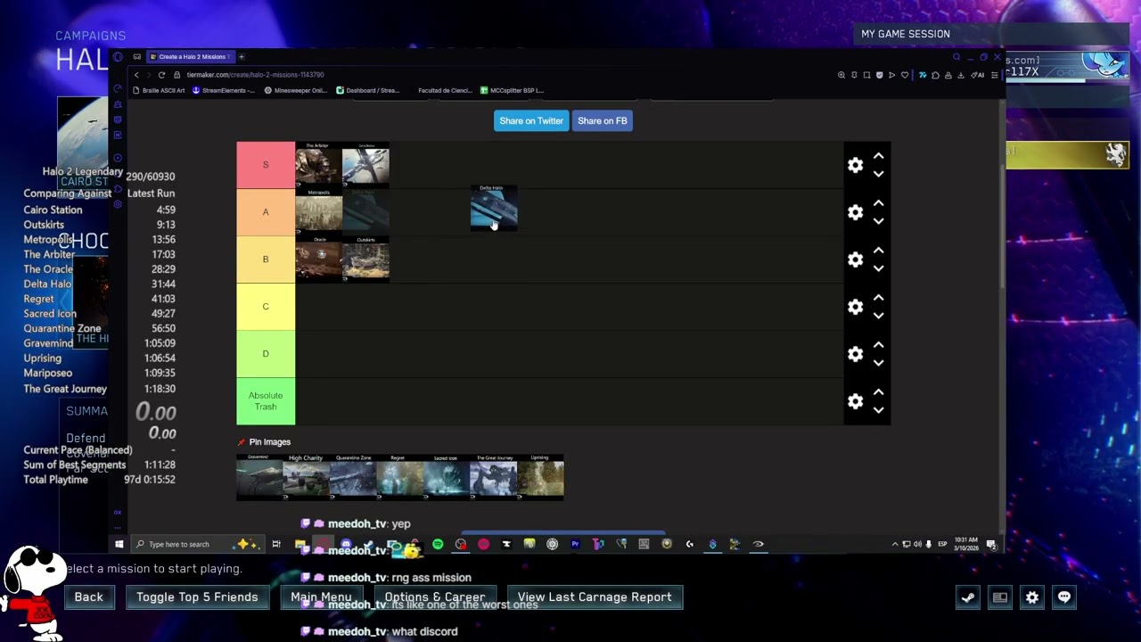 The Official Halo 2 Levels Tier List