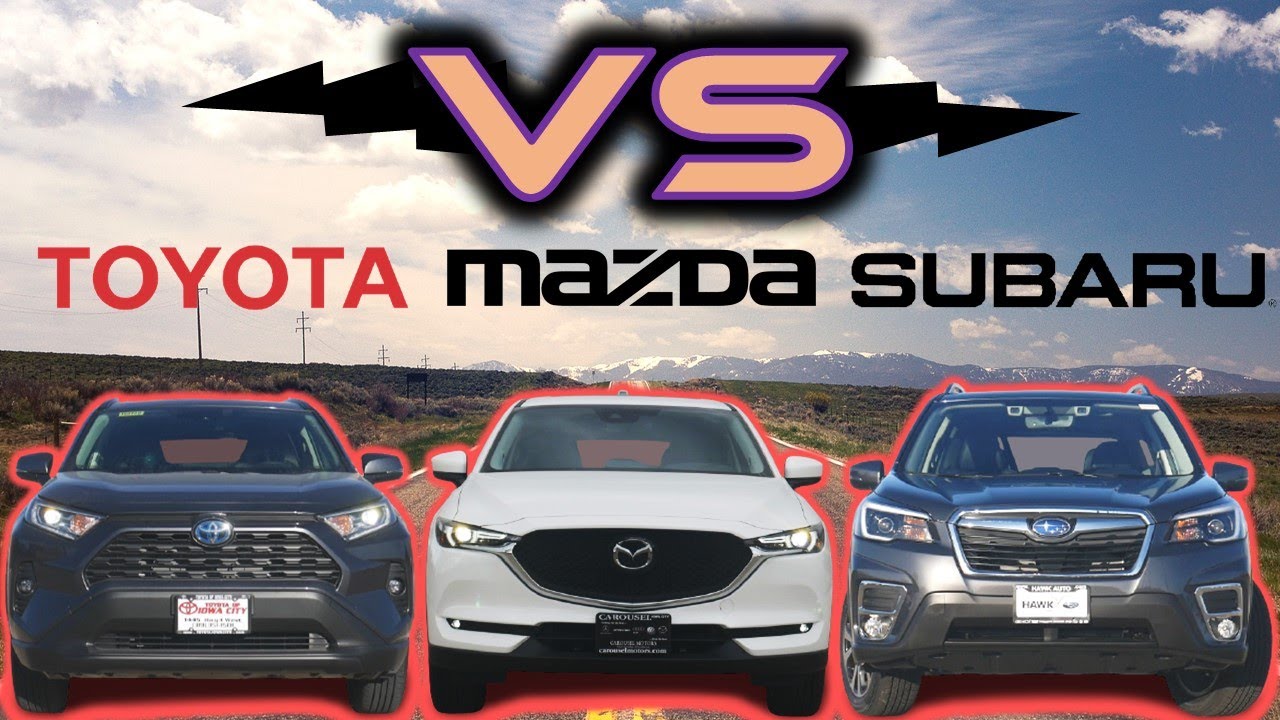 2021 Subaru Forester vs 2021 Mazda CX 5 vs 2021 Toyota RAV4 | Best SUV 2021?