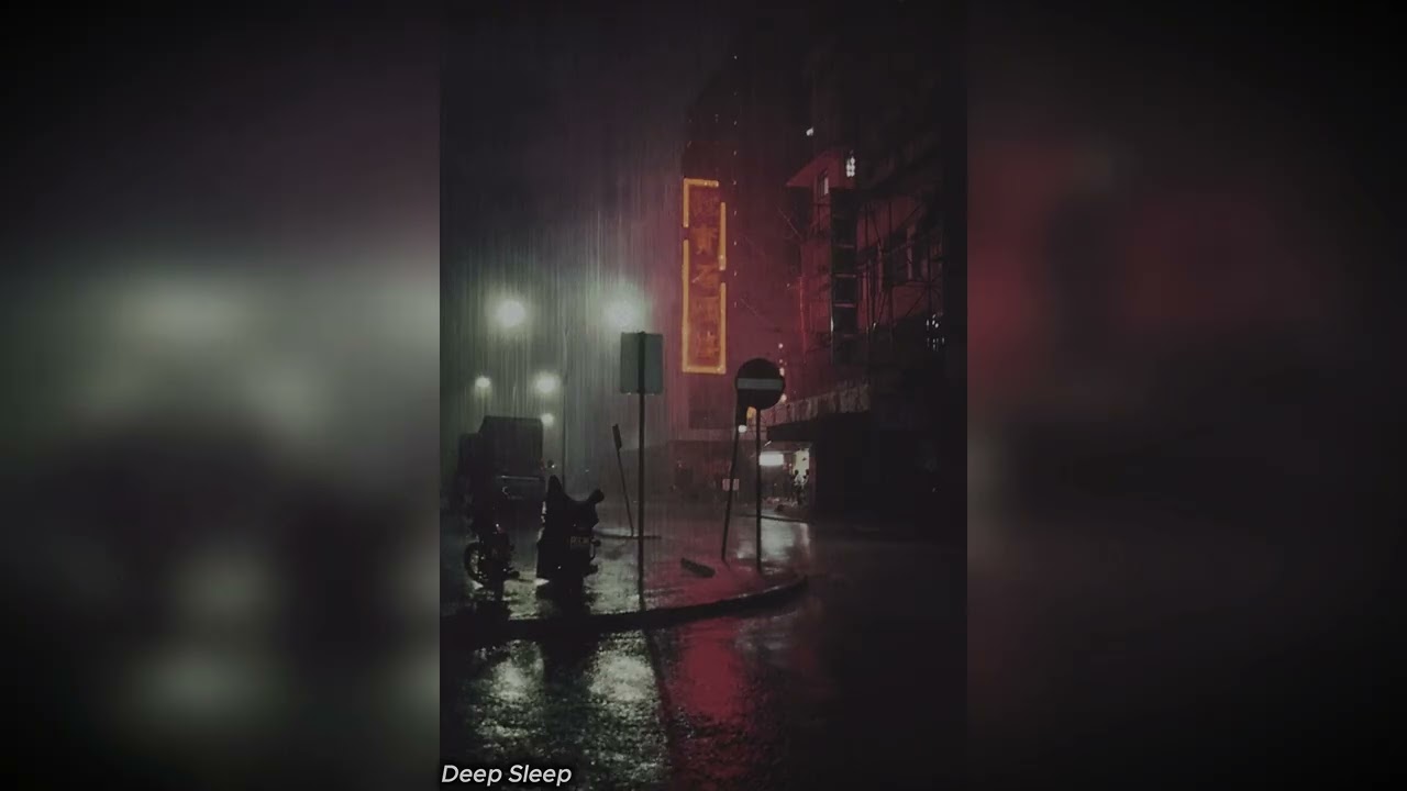 Lonely Night Drive Through the City 🌙 | 4 Hours Calm Ambient Sleep Music