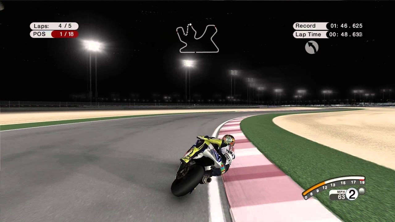 Valentino Rossi - Losail Qatar - MotoGP 08 - PC - HD1080 - SLI GTX680's