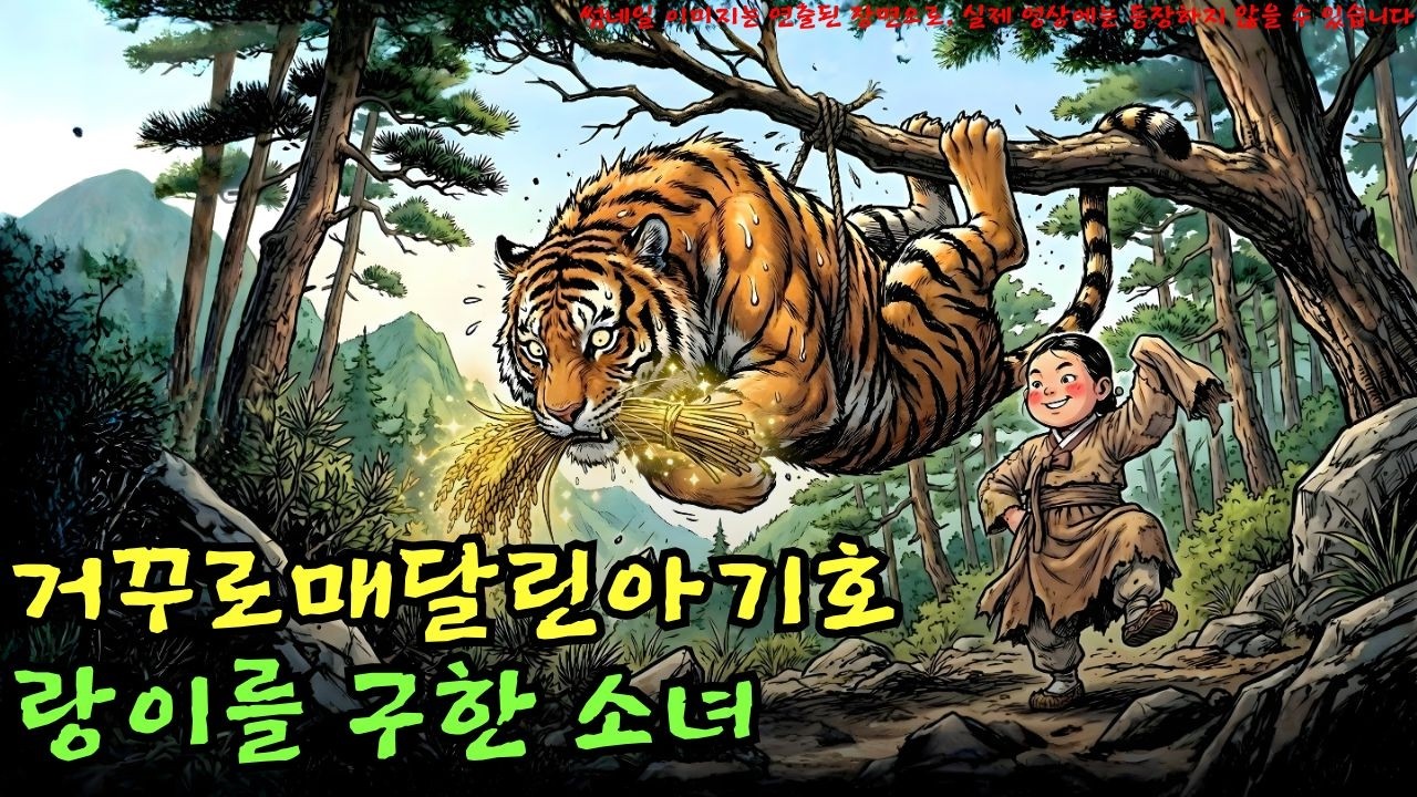 👉 거꾸로 매달린 아기 호랑이를 구한 소녀 – 돌아온 호랑이가 멈춘 자리마다 꽃이 피고 풍년이 시작됐다 | 야담 |옛날이야기 |민담 |전설 | 설화