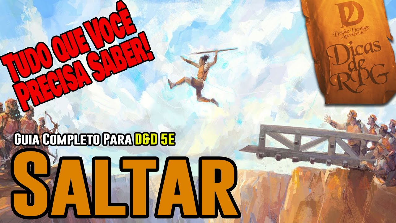 Guia Completo para Saltos D&D 5e - Conheça tudo para melhorar os seus saltos - Dicas de RPG #113
