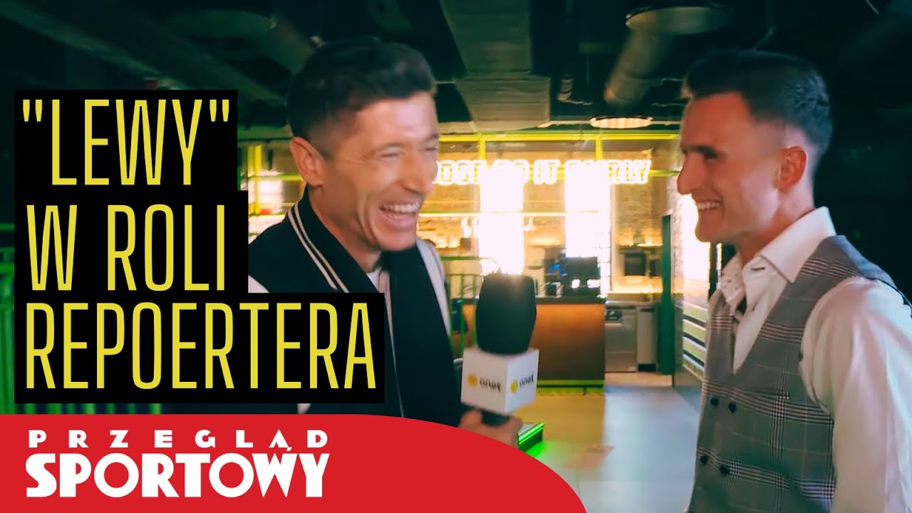 Robert Lewandowski w roli naszego reportera! 
