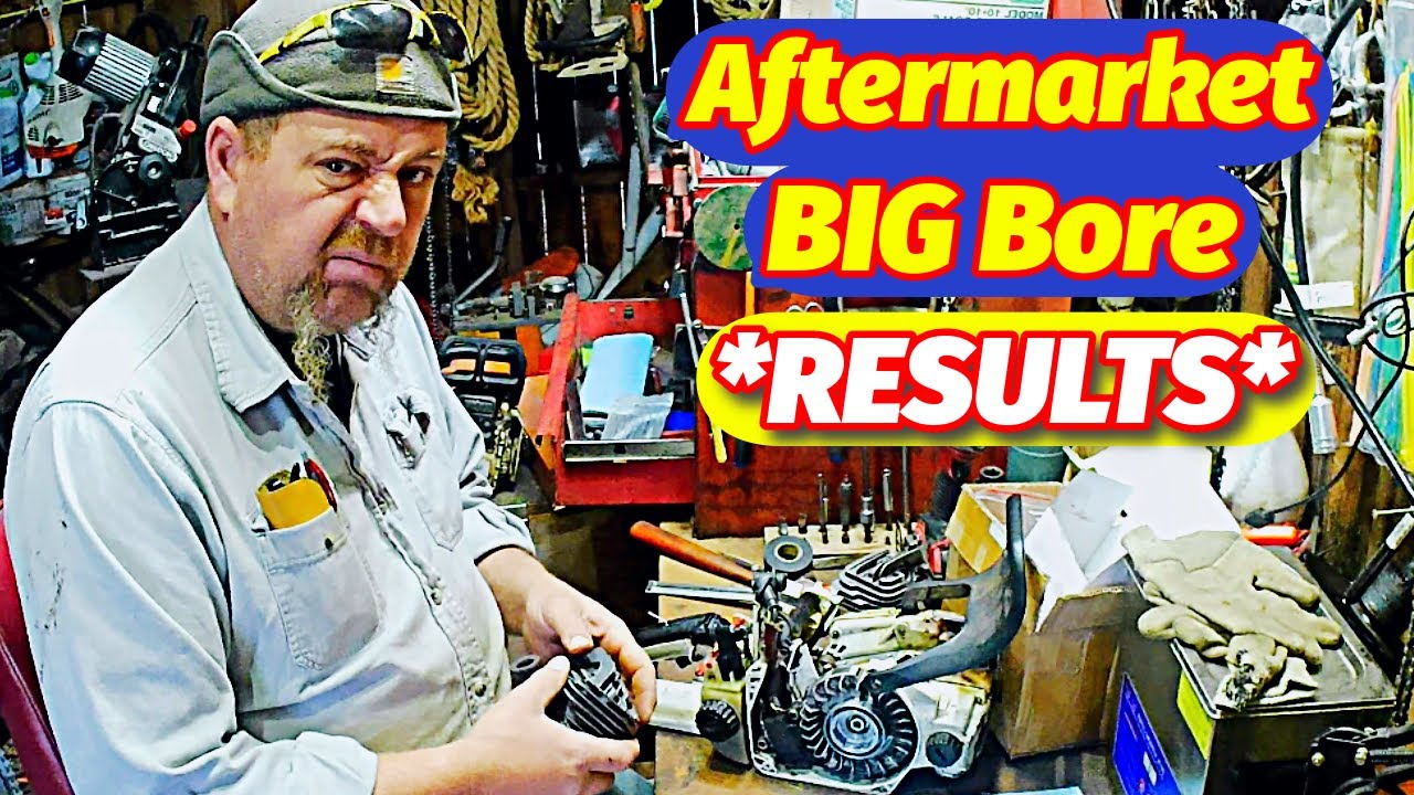 Stihl 026 Aftermarket BIG BORE Surprising DYNO RESULTS Test Cuts
