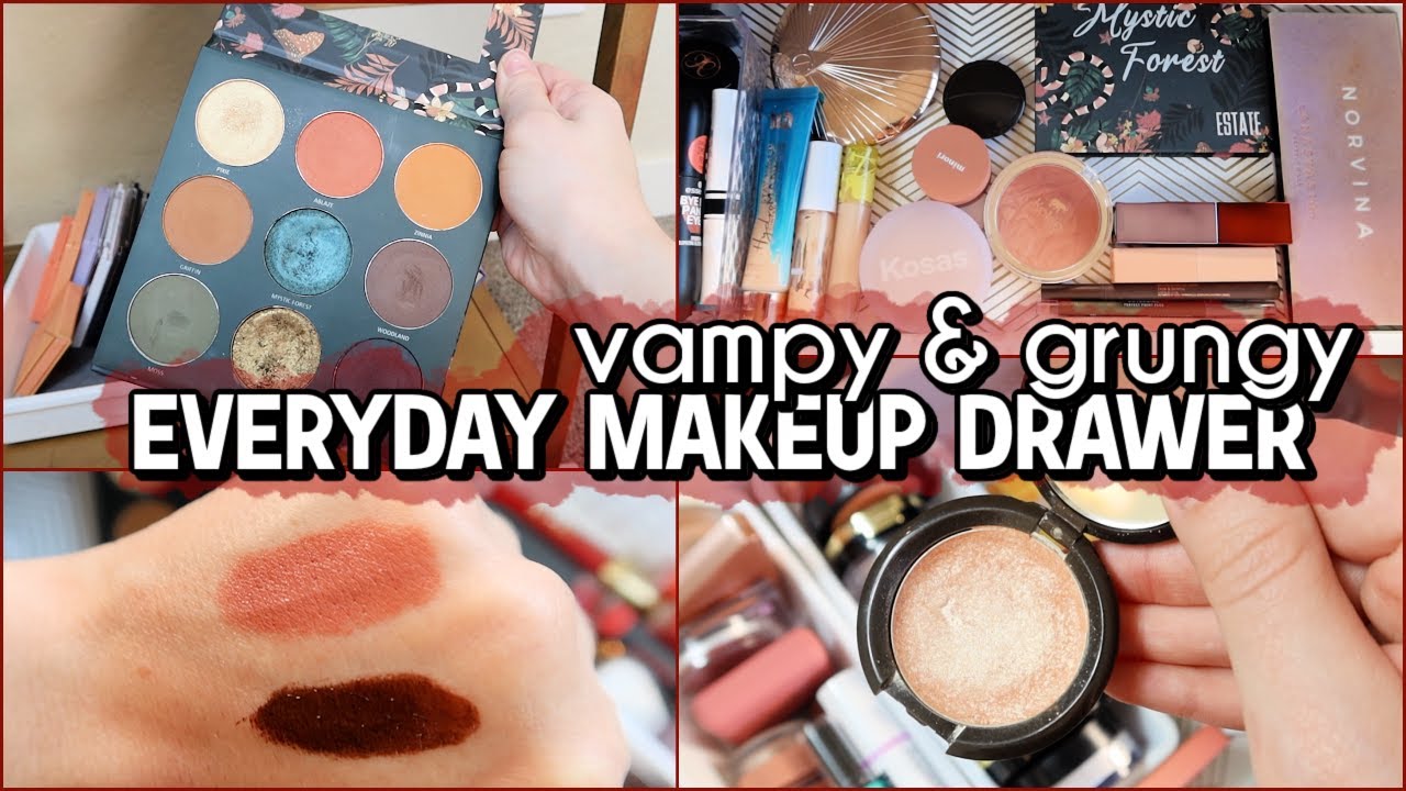 Grungy-Fall Everyday Makeup Drawer 🍂 Shop My Stash October 2022