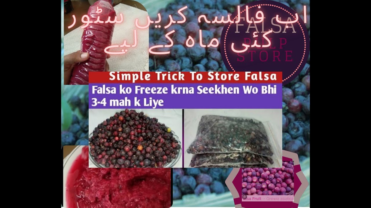 How to store falsa Pulp for longer|How to preserve falsa|Preserve Grewia Asieatica🍒🍇