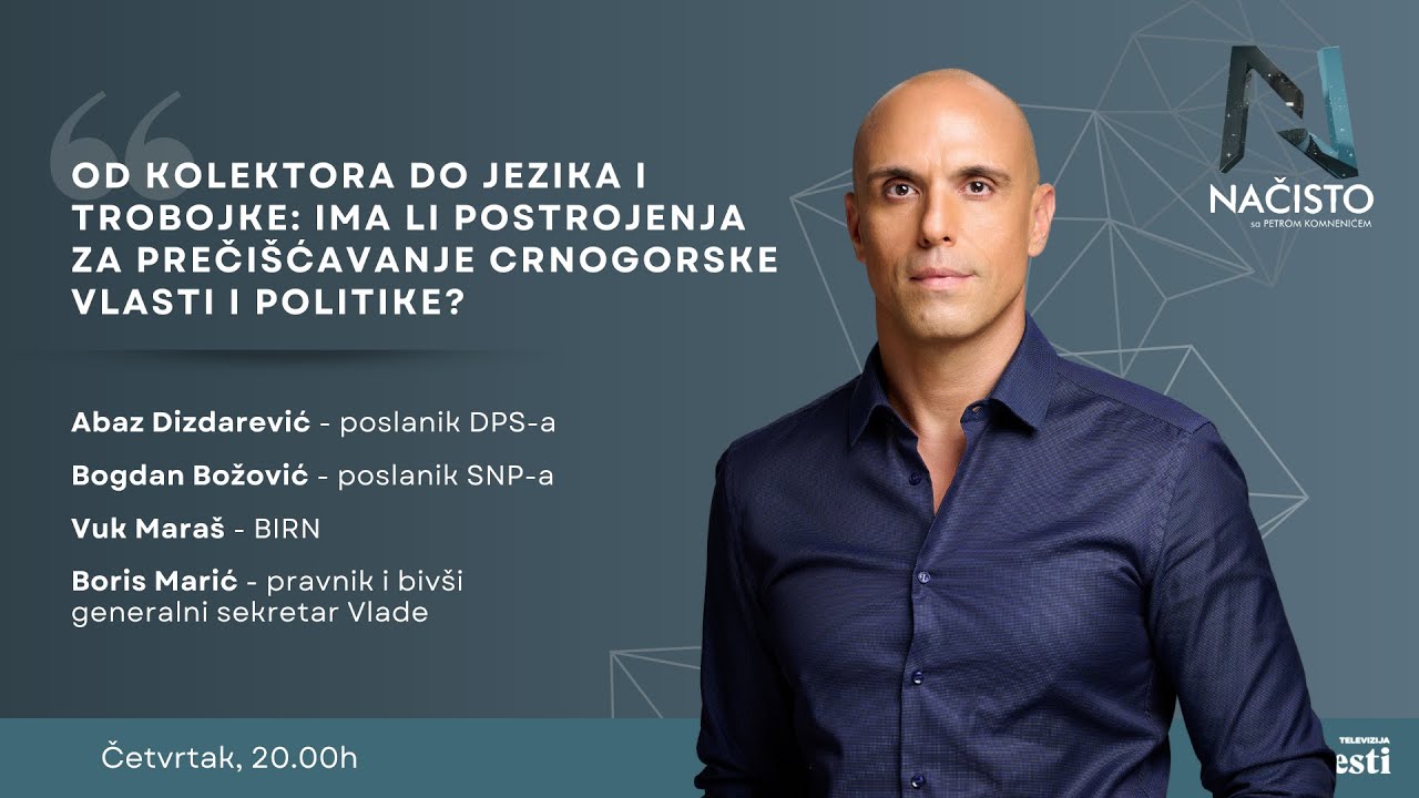 NAČISTO: Ima li postrojenja za prečišćavanje crnogorske vlasti i politike? | Vijesti online