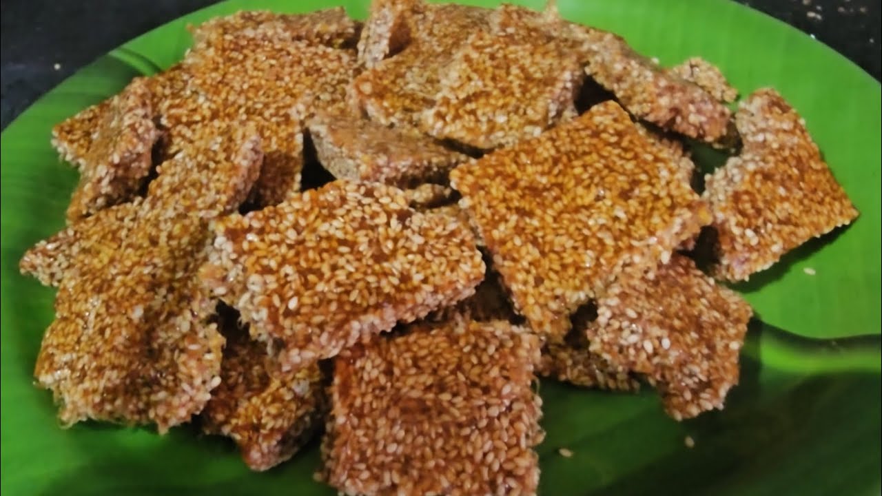 Nuvvula Chikki InTelugu |How To Make Nuvvula Chikki |Sesame Chikki Recipe 