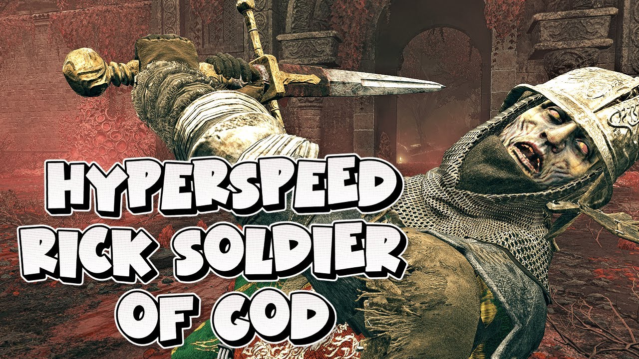 Hyperspeed Rick Soldier of God vs DLC Bosses  - He Is Overpowered - Elden Ring Shadow of The Erdtree