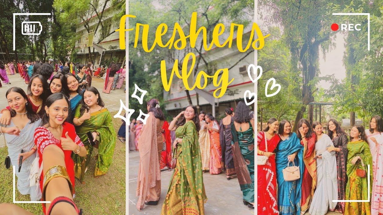 “Freshers Day 2025 | Fun, Dance & Memories 🎉 | Handique Girls College”