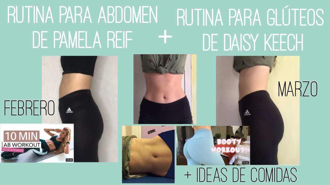 Hice la rutina de Pamela Reif para abdomen por 1 mes + update rutina de Daisy Keech / Julieta Toledo