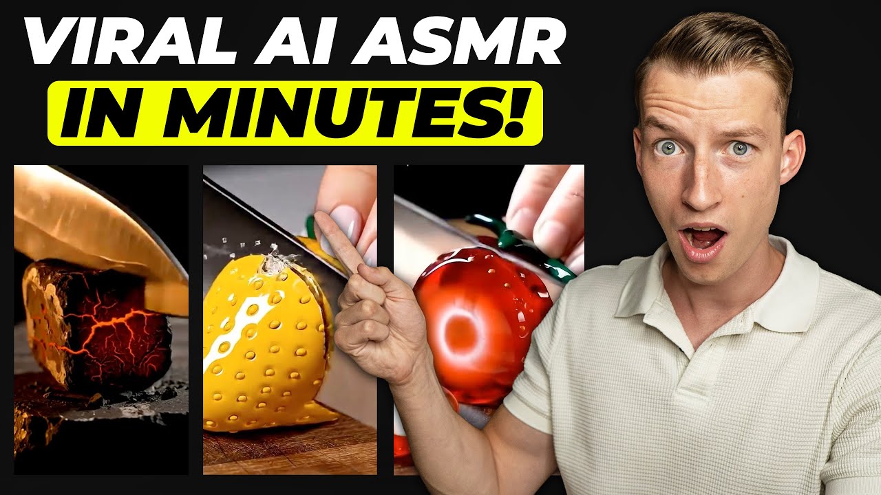 How to Make VIRAL AI ASMR videos (Fast & Simple Tutorial)