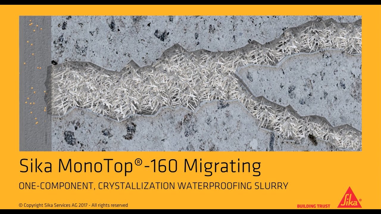 Sika MonoTop 160 Migrating - Crystallization Waterproofing Coating