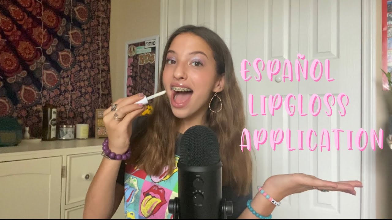 ASMR ESPAÑOL LIP GLOSS APPLICATION