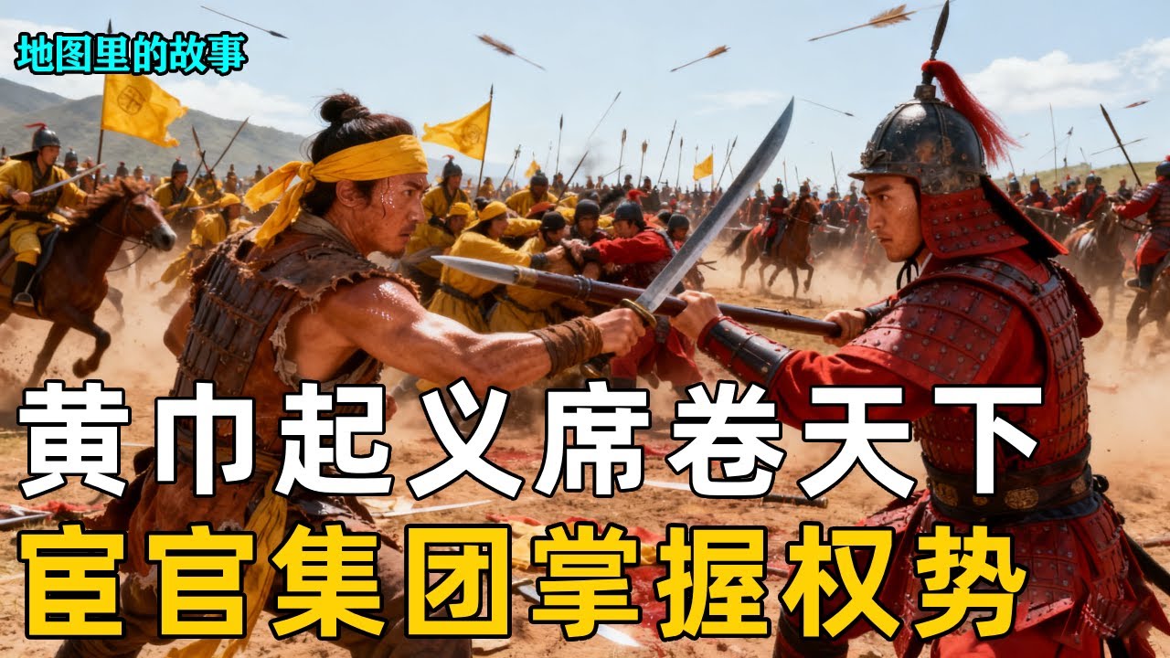 【三维地图】百年东汉从盛转衰：从汉和帝临朝到黄巾起义席卷天下，三维地图沉浸式透视，解锁宦官集团崛起的核心密码与皇权致命漏洞【地图里的故事】