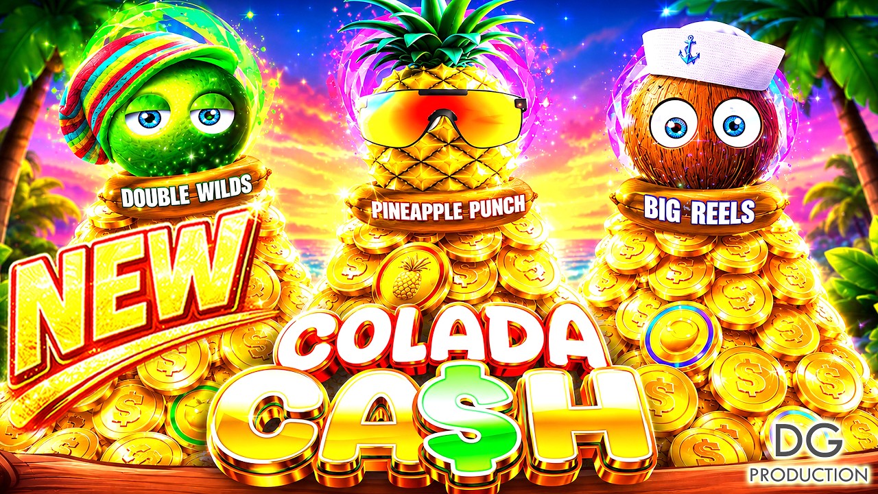🚨НОВИНКА🚨Игровой автомат OMG COLADA CASH PINEAPPLE PUNCH JACKPOT CHANCE, анонс в казино Лас-Вегас...