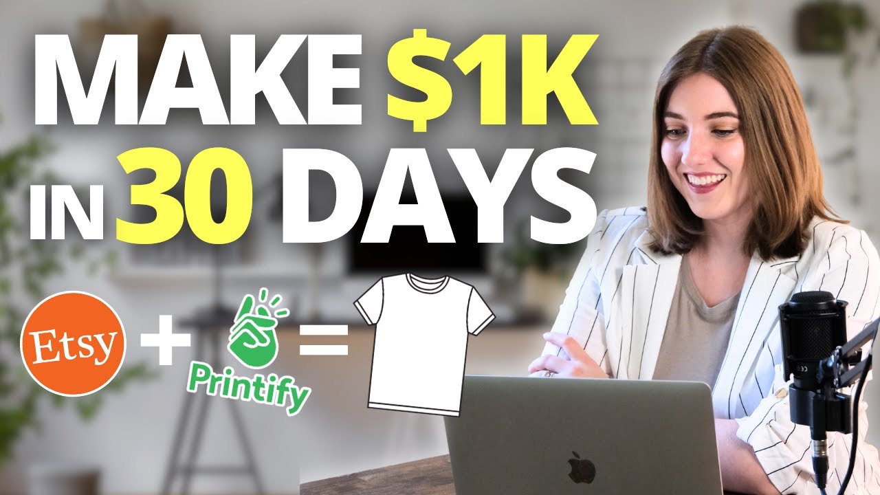 Как я заработал 1000 долларов за первый месяц на Etsy (стратегия POD для начинающих)