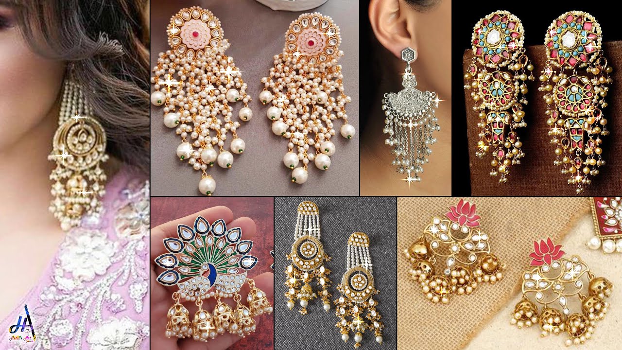 Hot Traditional.. Royal DIY Earrings - On Party Were & Wedding Wear Outfits