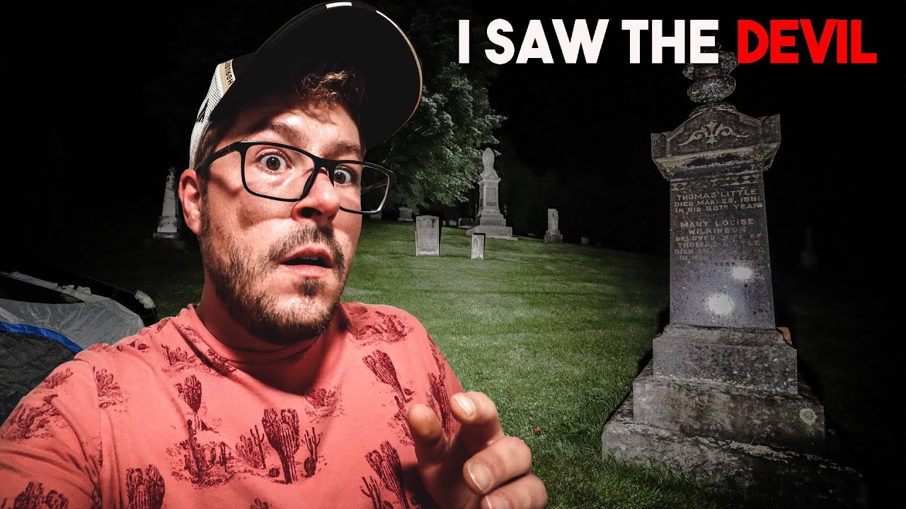 (GONE WRONG) I SAW THE DEVIL WHILE CAMPING ALONE IN VERY HAUNTED GRAVEYARD