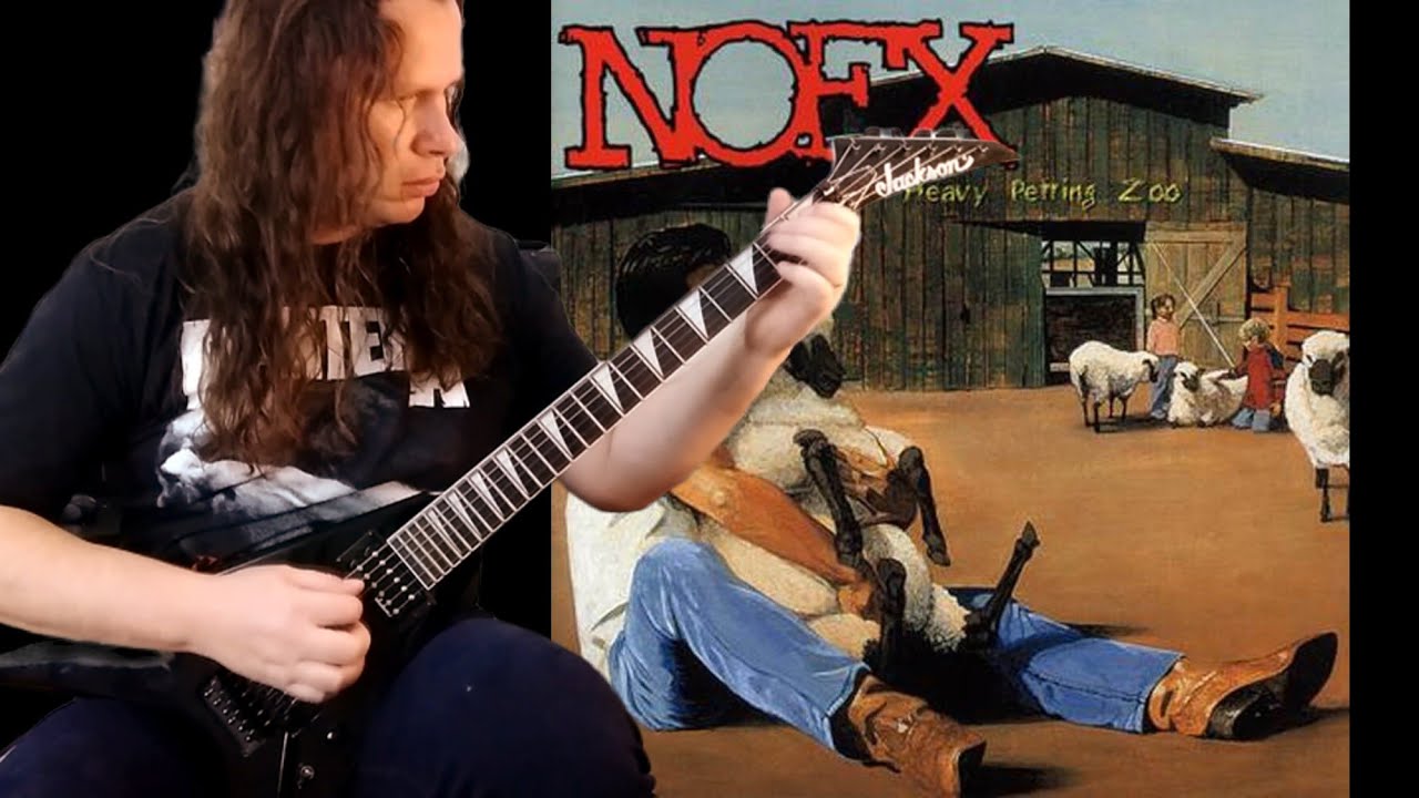 NOFX - Black And White (Tabs on screen)(Eb Tuning)
