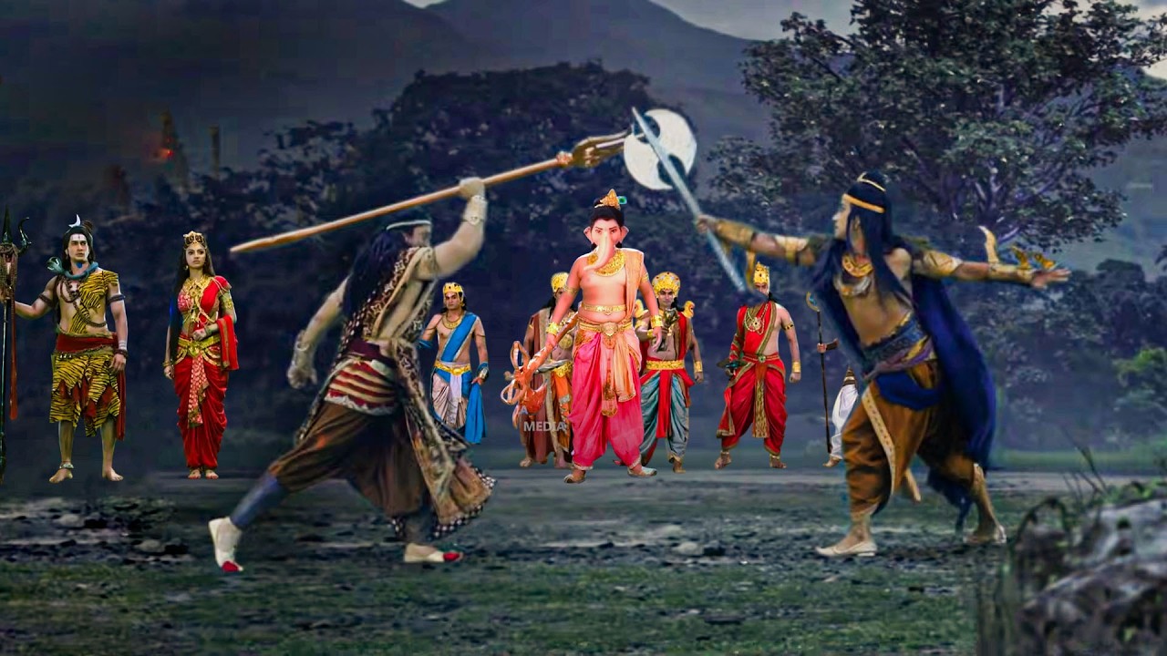 जब महादेव, माता पार्वती और गणेश पहुंचे सुरपद्मन के राक्षसी पुत्र से युद्ध करने | Vighnaharta Ganesha