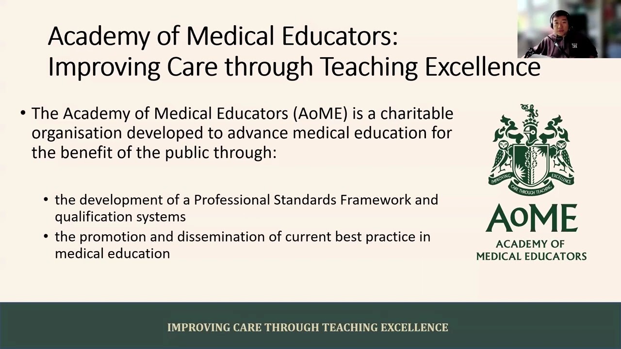 How to become a Member of AoME June 2024